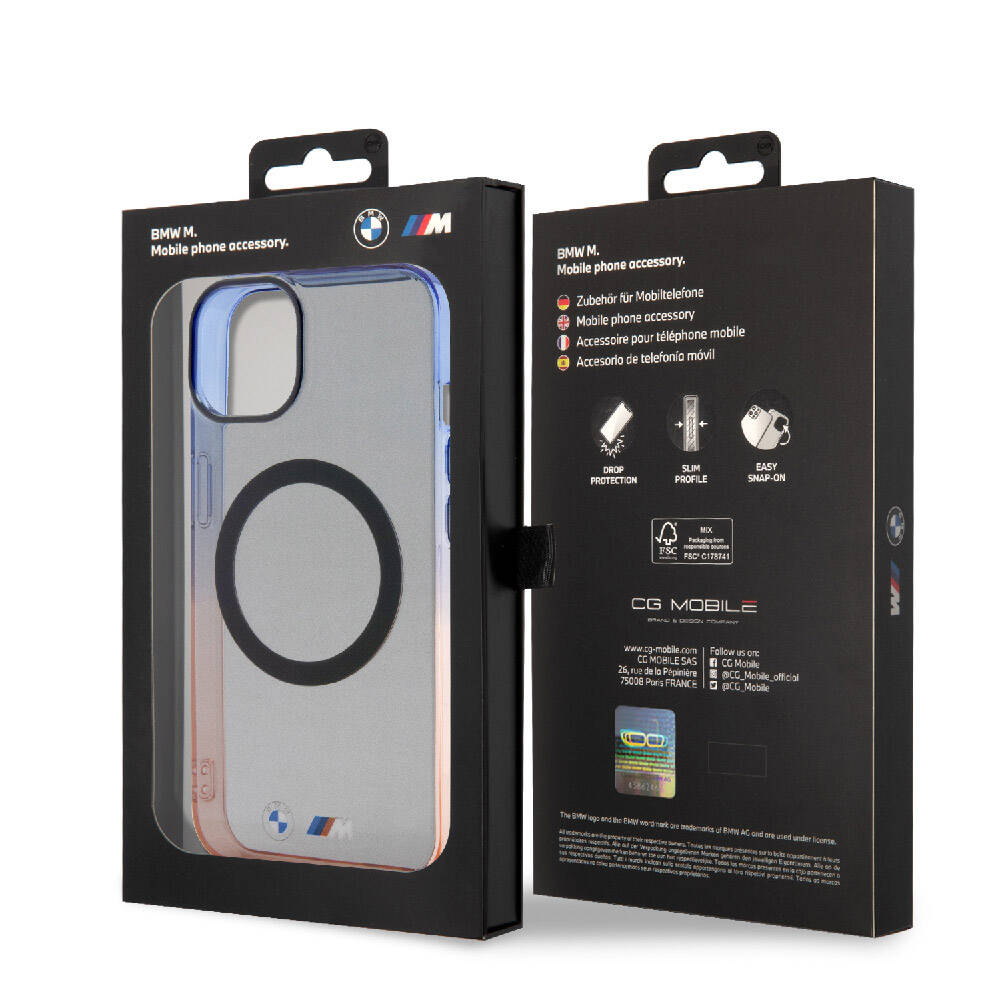 BMW iPhone 15 Plus Magsafe Şarj Özellikli Transparan Renkli Çerçeveli Orjinal Lisanslı Telefon Kılıfı - 7 BMW iPhone 15 Plus Magsafe Şarj Özellikli Transparan Renkli Çerçeveli Orjinal Lisanslı Telefon Kılıfı - 7